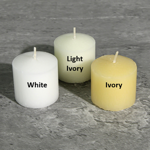 Richland Votive Candles Unscented Ivory 10 Hour Set of 12