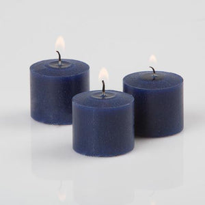 Richland Votive Candles Unscented Navy Blue 10 Hour Set of 12