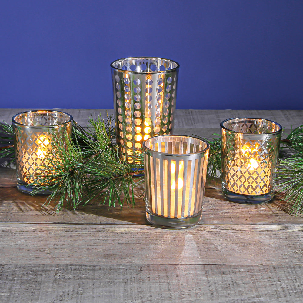 Metallic Votive Holder