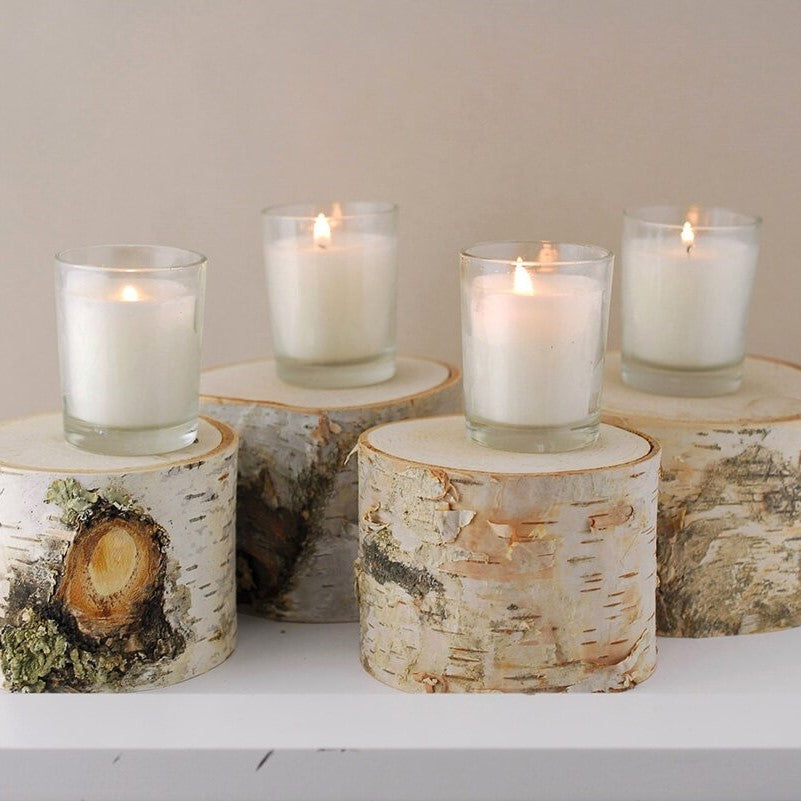 Wooden Candle Holders
