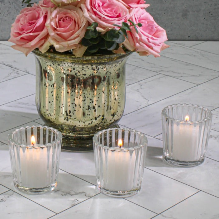 Richland Votive Candles White Fresh Laundry Scented 10 Hour Set of 12