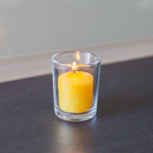 richland votive candles unscented yellow 10 hour set of 12